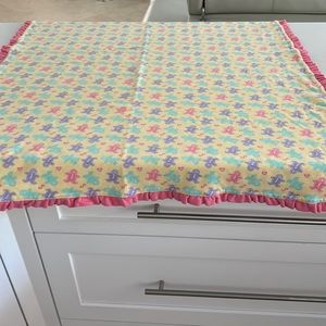 Girls baby blanket